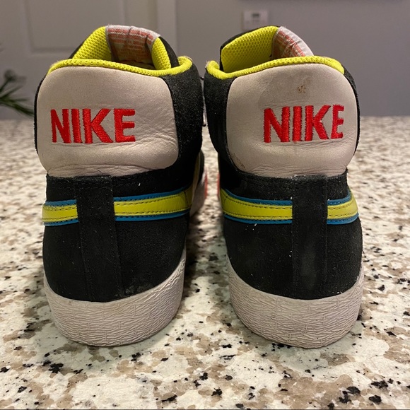 2008 NIKE DUNK BLAZER SB PACMAN BLACK CACTUS BLUE main image 4